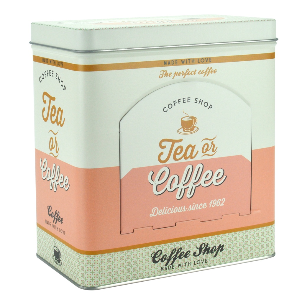 Lata Porta Cápsulas de Café Rosa Nespresso Dolce Gusto