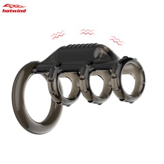 HW TPE Extensor Do Pênis Estimulador De Ponto G Bala Vibrador Manga Ejaculação Tempo Masculino Anel Masturbação