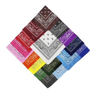 Bandana Lenço Estampado Em Poliéster Várias Cores