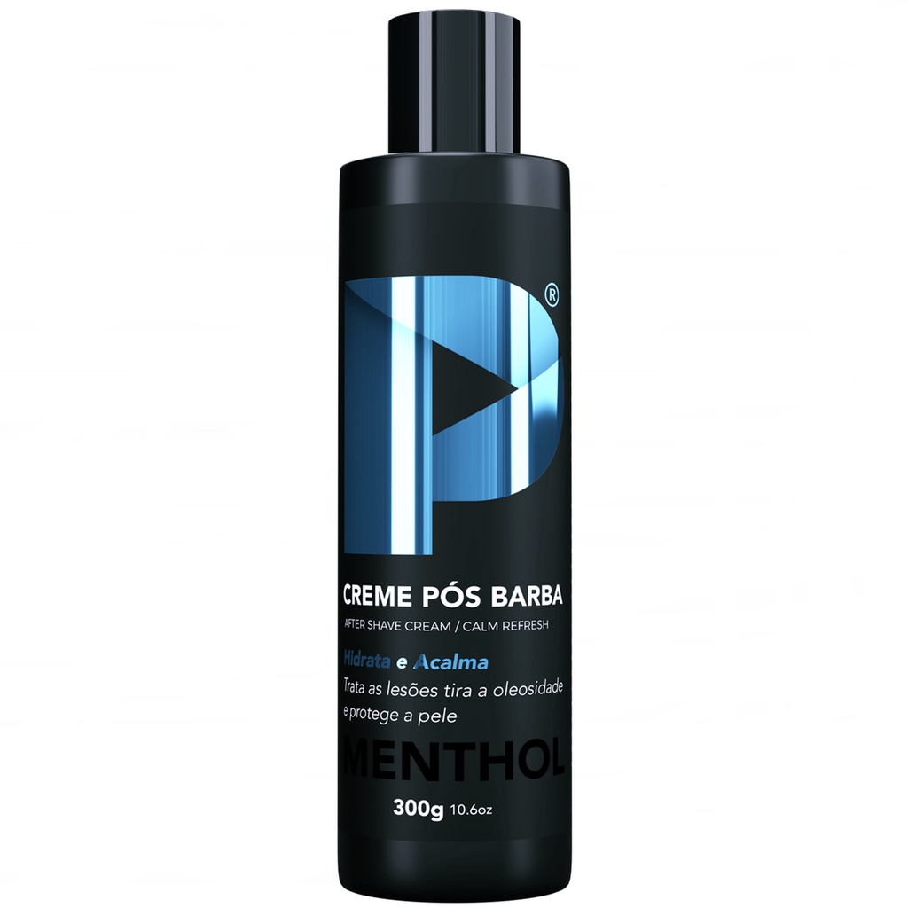 Creme Pós Barba Play Barber 300g Menthol Profissional