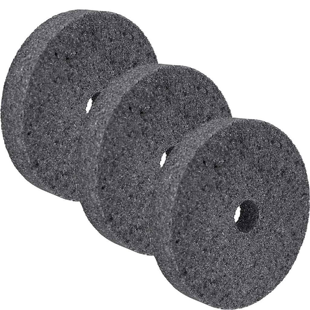 Kit 3 Discos Rebolo Esmeril para Furadeira 3 Pol. x 1/2 G120