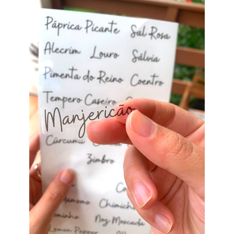 64 Etiquetas Adesivas Temperos Condimentos Potes Rótulos Adesivos à Prova D'água não desbota em Oferta na Shopee