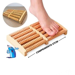 MASSAGEADOR DE MADEIRA PARA OS PÉS