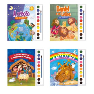 Kit Livros Aquarela bíblicos