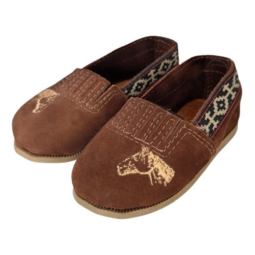 Alpargata De Couro Campeira Infantil em Oferta na Shopee