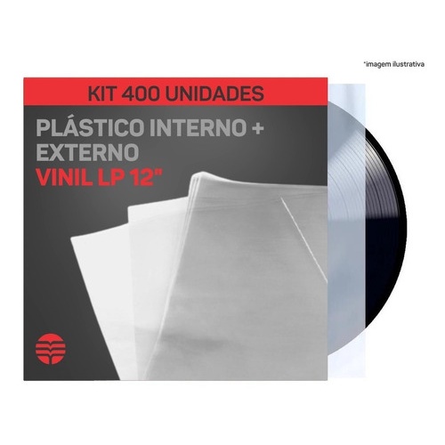Plastico Vinil Lp 400 - 200 Externos 0.15 + 200 Interno