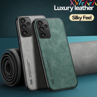 Capa Magnética De Couro De Carneiro Para Samsung A54 A14 A73 A53 A33 A13 A22 A52 A52S A72 A12 M33 Moda Celular