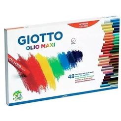 Kit Completo Giz Pastel 48 cores Oleo Giotto OLIO MAXI