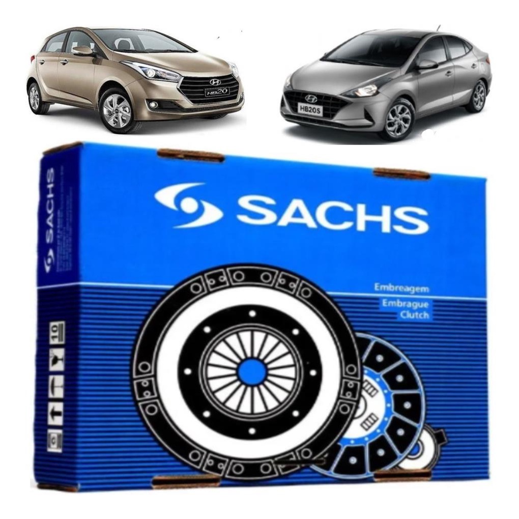 Kit Embreagem Hb20 2012 2013 2014 2015 2016 2017 2018 2019 2020 2020 Original Sachs
