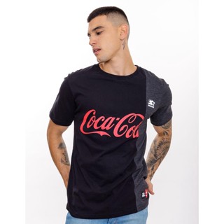 Camiseta Starter Especial Collab Coca Cola Cut Colors Preta