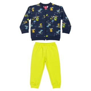 Conjunto para Bebê Menino com Jaqueta e Calça de Moletom Bee Loop