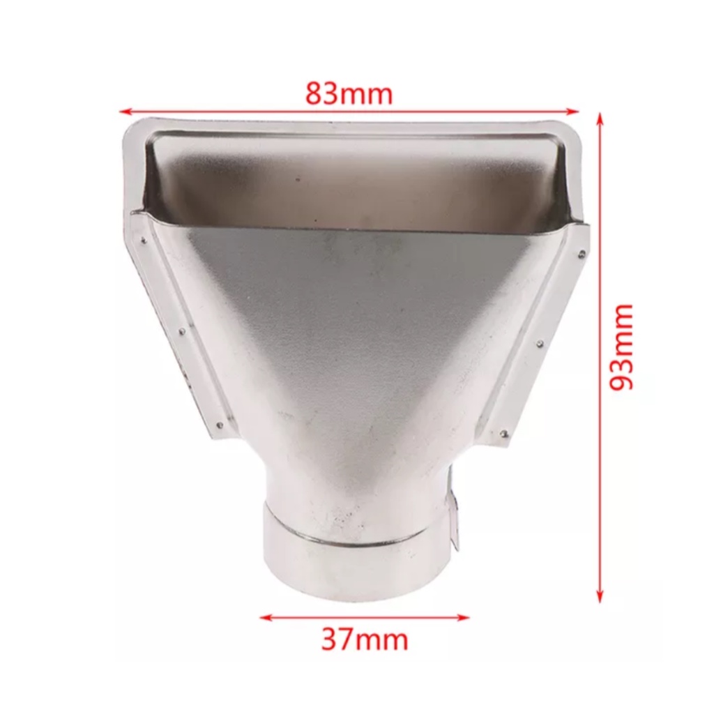 Bico bocal  soprador térmico de 35 x 83 mm difusor de ar