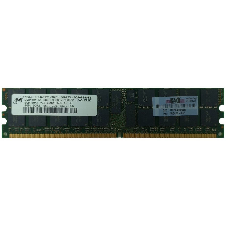 Memoria 2GB DDR2 667mhz Micron MT36HTF25672PY-667D1