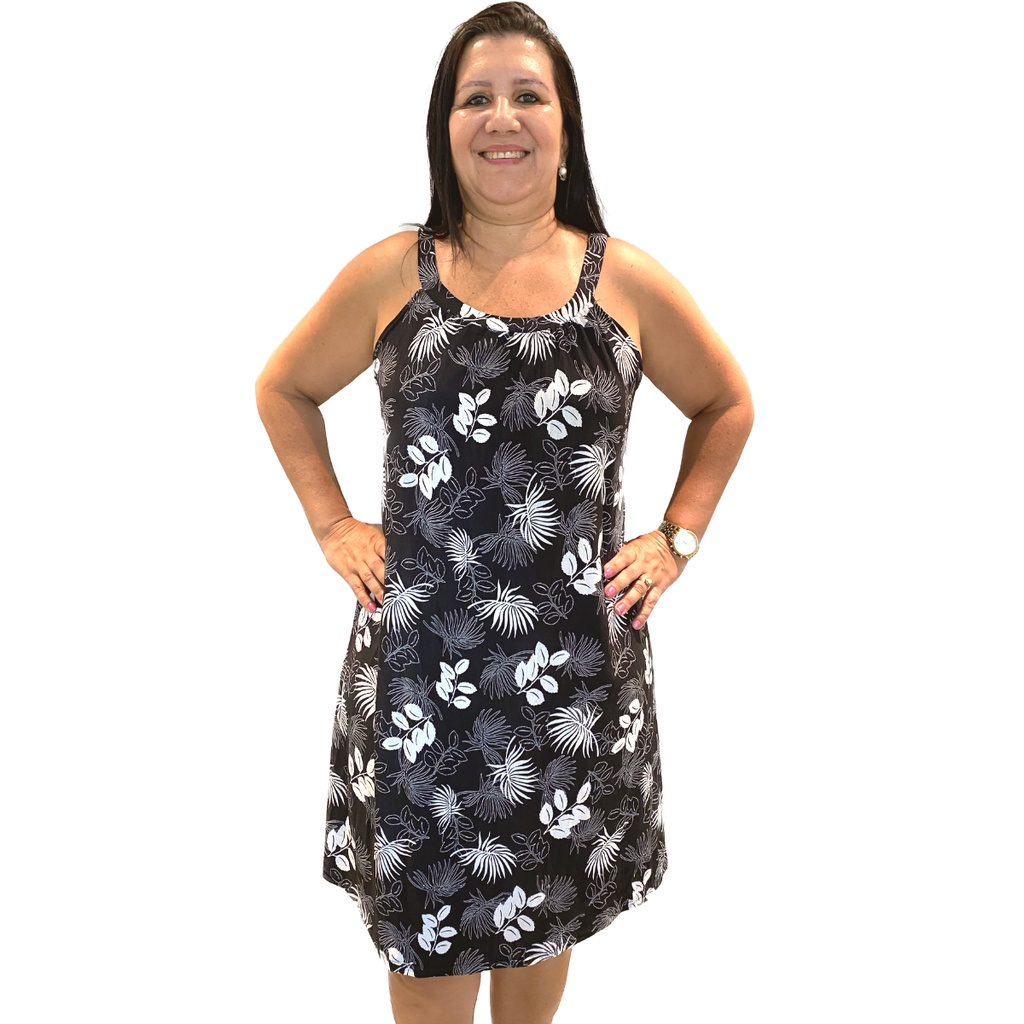Vestido Plus Size Feminino C Alcinha Soltinho Versátil
