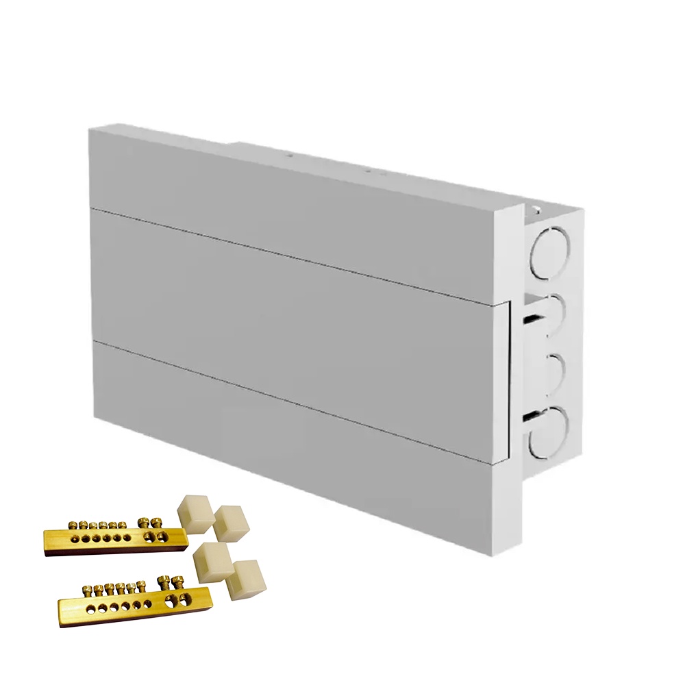 Quadro de Distribuicao Liso 12 Disj Com Barramento Amanco