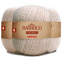 BARBANTE BARROCO NATURAL 700G CIRCULO