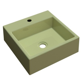 Cuba De Apoio Para Banheiro Quadrada Q355 35x35cm C01 Verde Acqua - Lyam Decor