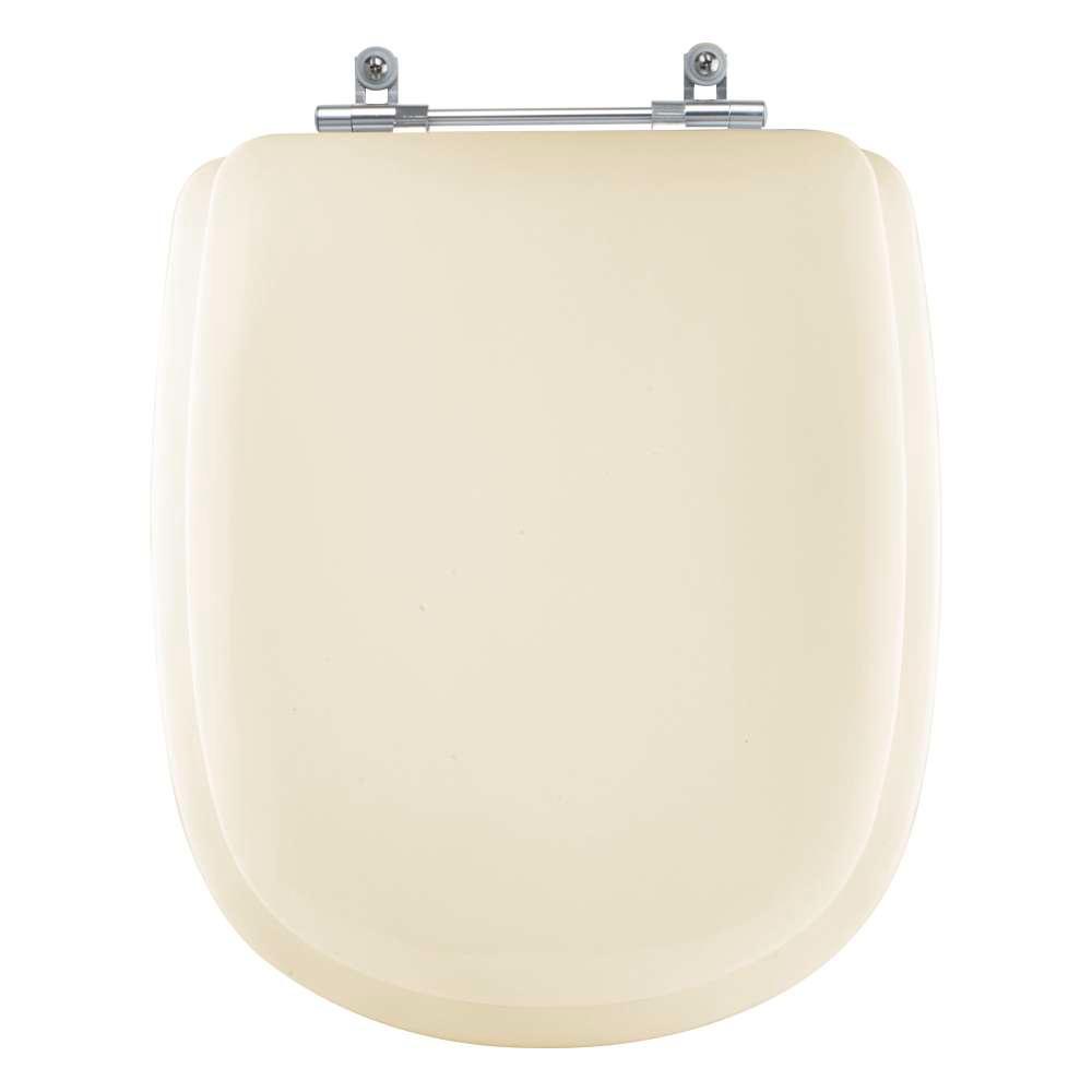 Assento Sanitario Almofadado Paris Bone (bege Claro) Para Vaso Ideal Standard