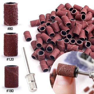 50 Lixas Refil para Motor Elétrico Manicure Pedicure Salão Manutenção de Unhas de Gel Acrigel Porcelana