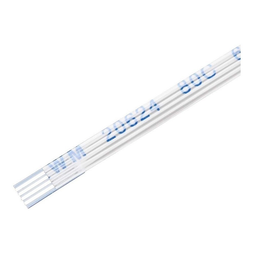 01 Cabo Flat Awm 20624 80c 60v Vw-1 4 Vias 5mm Larg 110mm