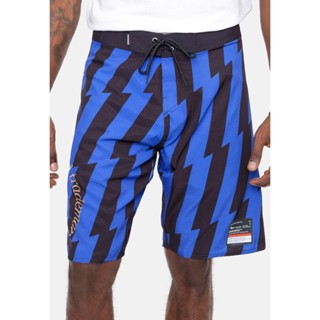 Boardshort Onbongo Race Azul Com Preto
