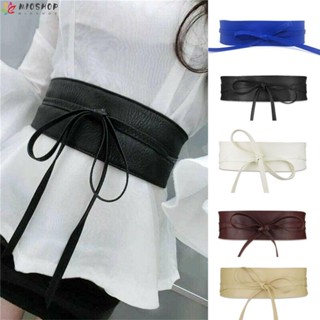 MIOSHOP Cinto De Cintura Novo Vestido De Fivela Com Elástica Larga