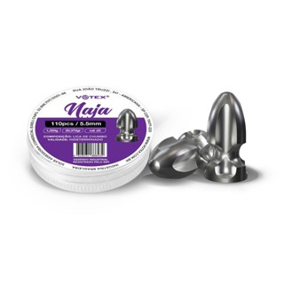 Chumbinho Naja 5.5mm 1,320g 110 Unidades - Votex