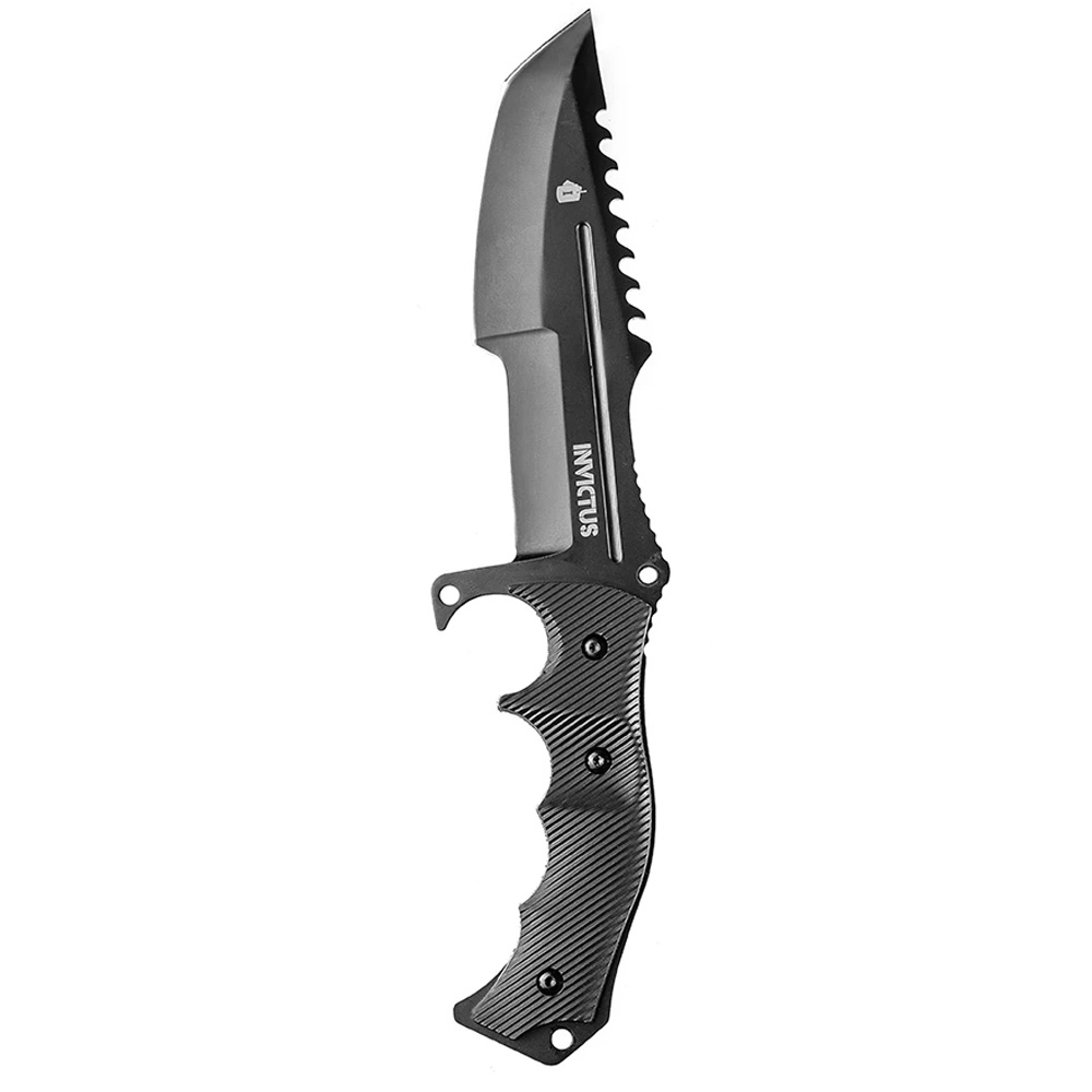 Faca Tática Black Falcon em Aço Inox 420 Invictus