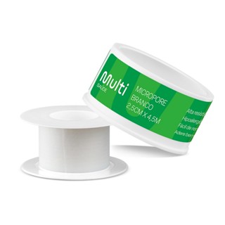 Micropore 2,5 x 4,5 cm Branco Multi Saúde - HC323