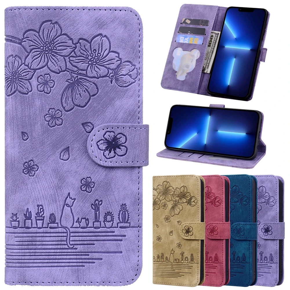 Carteira De Couro PU Capinha Para Samsung Galaxy A14 A34 A54 A13 A33 A53 A22 A32 A52 A22s A52s M13 M23 5G Desenho Flip