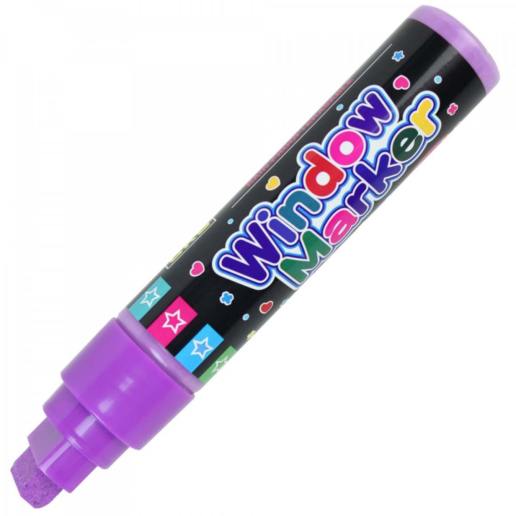 Caneta Window Marker CKS Wp-528 (p/ Vidro) Roxa.