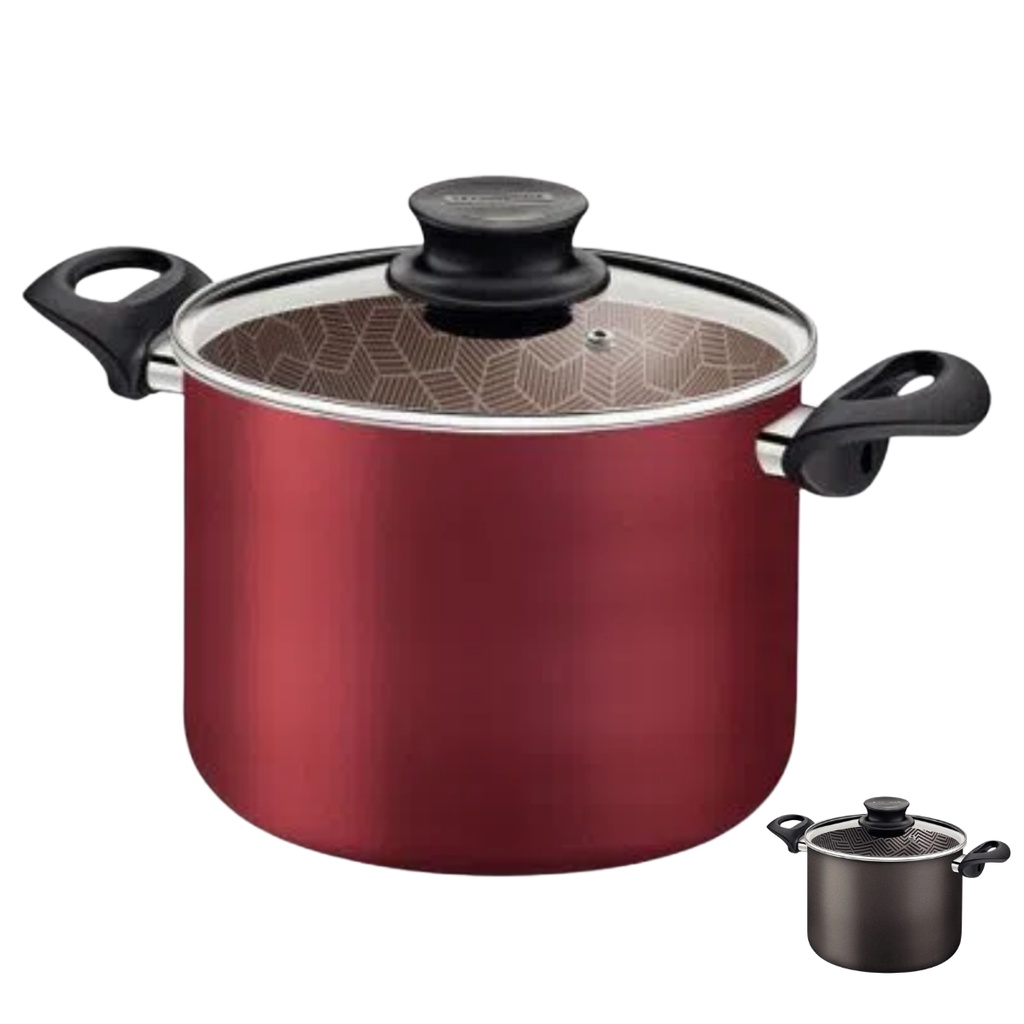 Panela Caçarola Caldeirão Tramontina Antiaderente 28cm Com Tampa Paris Funda 11,8 Litros Não Gruda - Home & Living