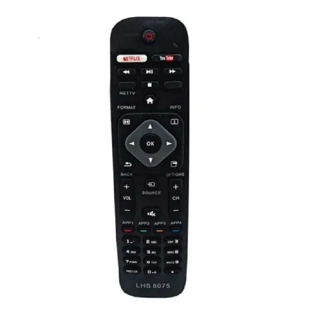 Controle Remoto Para Compatível Tv Philips Smart Botão Netflix Youtube