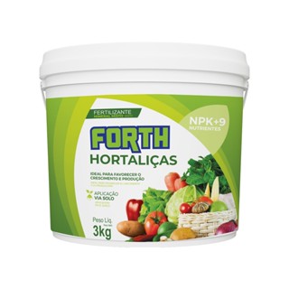 Adubo Fertilizante Forth Hortaliças Balde 3kg