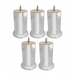 Kit 5 Pe Cama Box Casal Solteiro 10cm Rosca Soberba