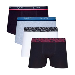 Kit 4 Cueca Lupo de Algodão Sortida