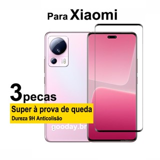 Película Para Xiaomi 13 Lite Película Protetora de Vidro Vidro temperado anti-choque Para Xiaomi 13 Lite Mi 13 12 12T 12s 11 11T 10 10T Pro Ultra Xiaomi 13 Pro 12 10 Lite Mi 11 Lite 5G NE