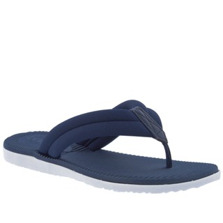 Chinelo Beira Rio Acolchoado Tecido Marinho