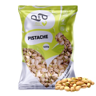 Pistache Com Casca Torrado e Salgado 500g - P&P em Oferta na Shopee