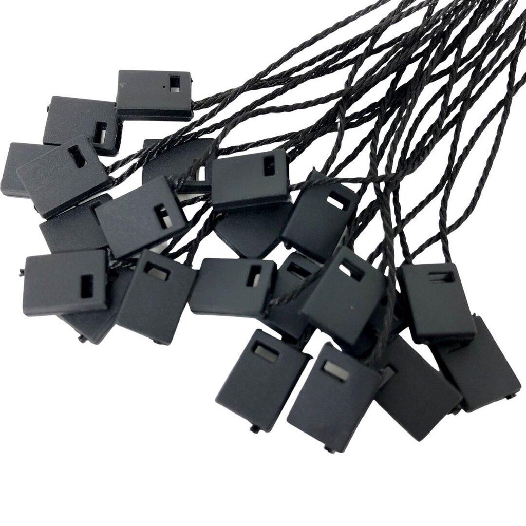 Lacre De Autenticidade Inviolável Para Tag Com 2000 Unidades Preto