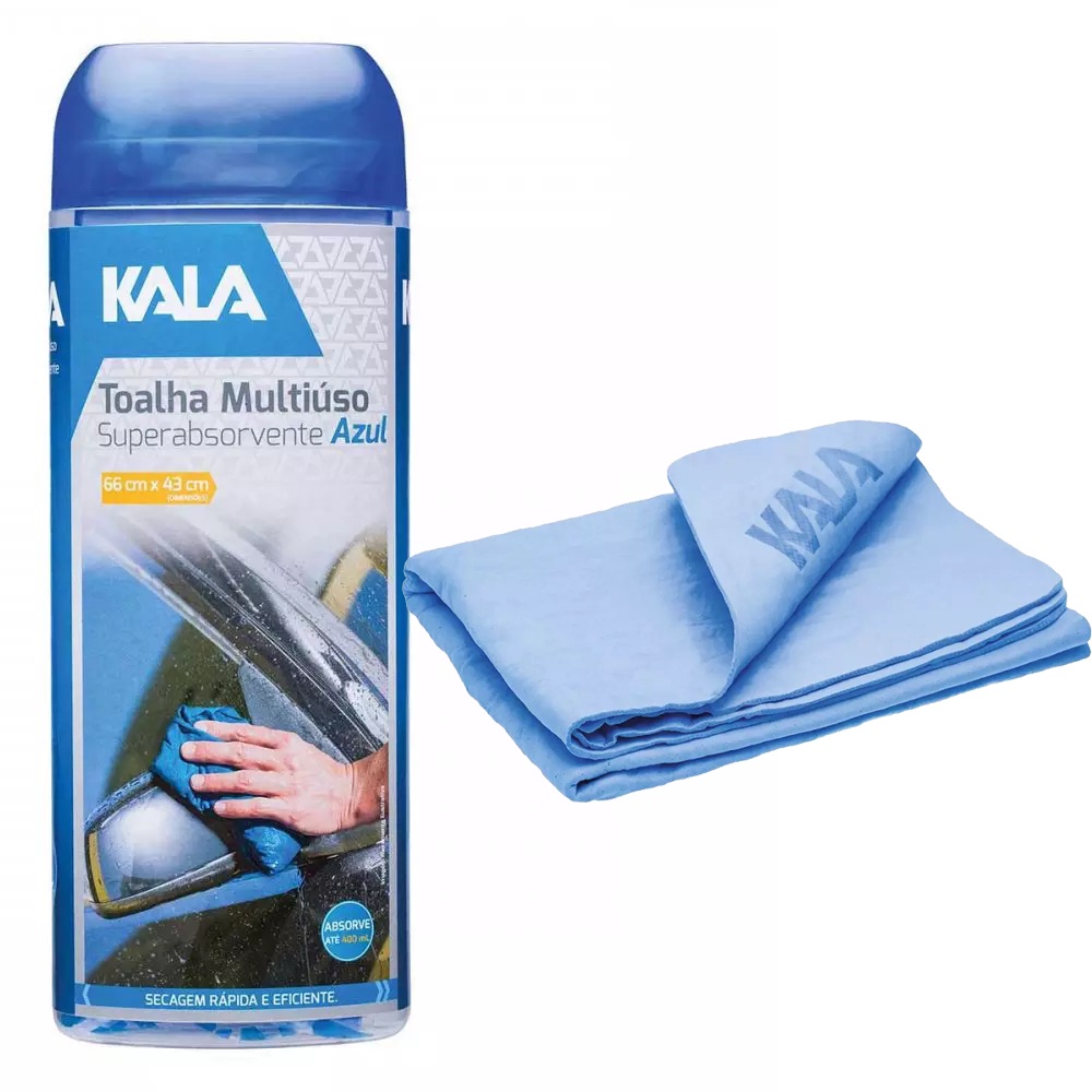 Toalha Multiuso em PVA Super Absorvente 60x30cm Kala - Home & Living