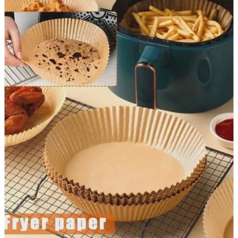 50 Formas De Papel Antiaderente Descartável Para Air Fryer