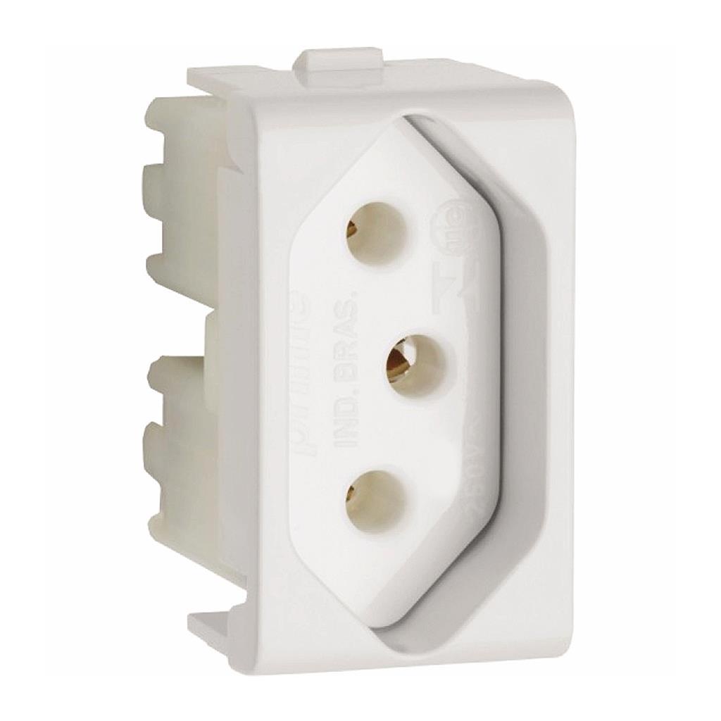 Modulo Tomada 2P+T 1 Posto 20A 250V Branco Decor Schneider - Home Appliances