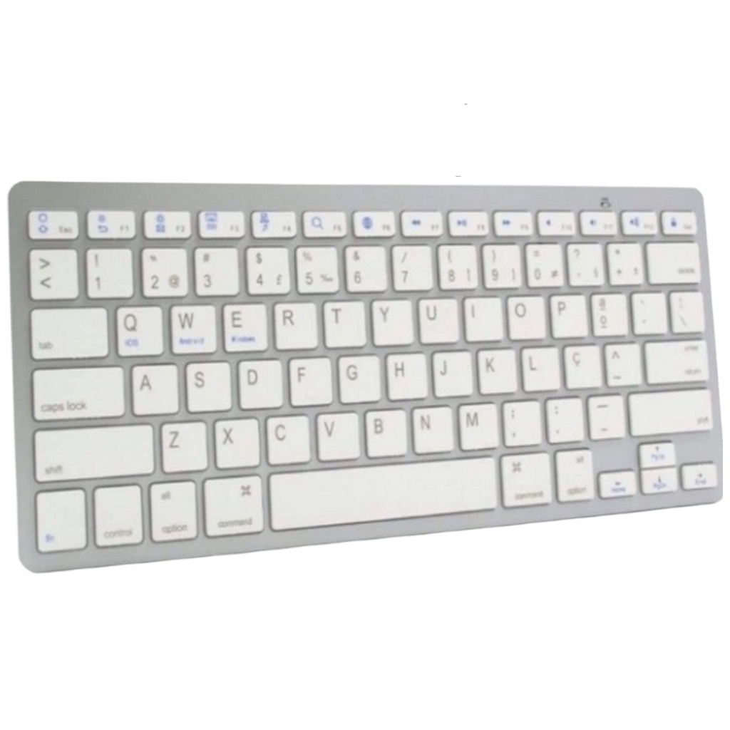 Teclado Bluetooth Sem Fio Para Smar tv Celular Tablet Computador Notebook Ergonomico Android IOS