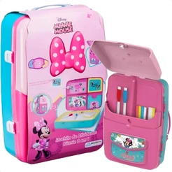 Mochila Infantil de Atividades Minnie Rosa com Acessorios 2 em 1 Multikids BR1588