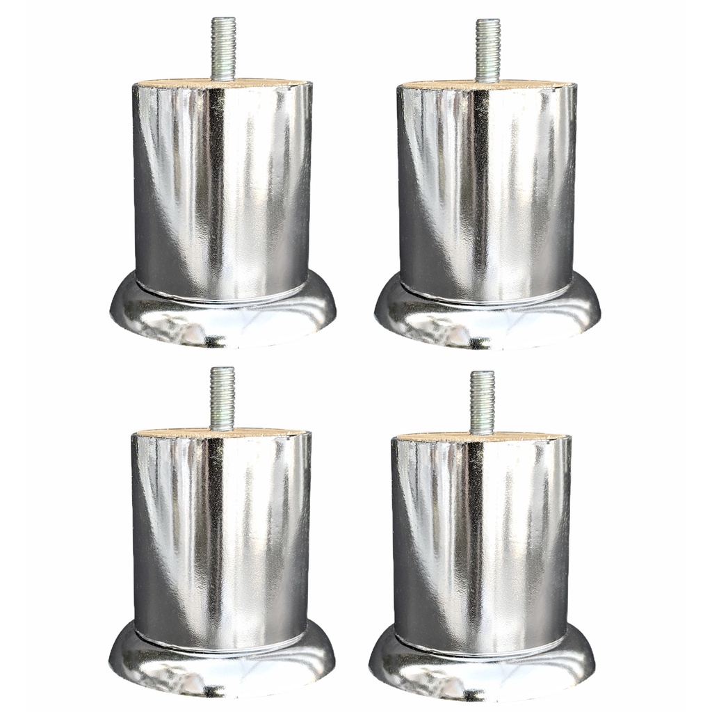 Kit 4 Pe 7cm Cromado Sofa Mesa Poltrona em Oferta na Shopee