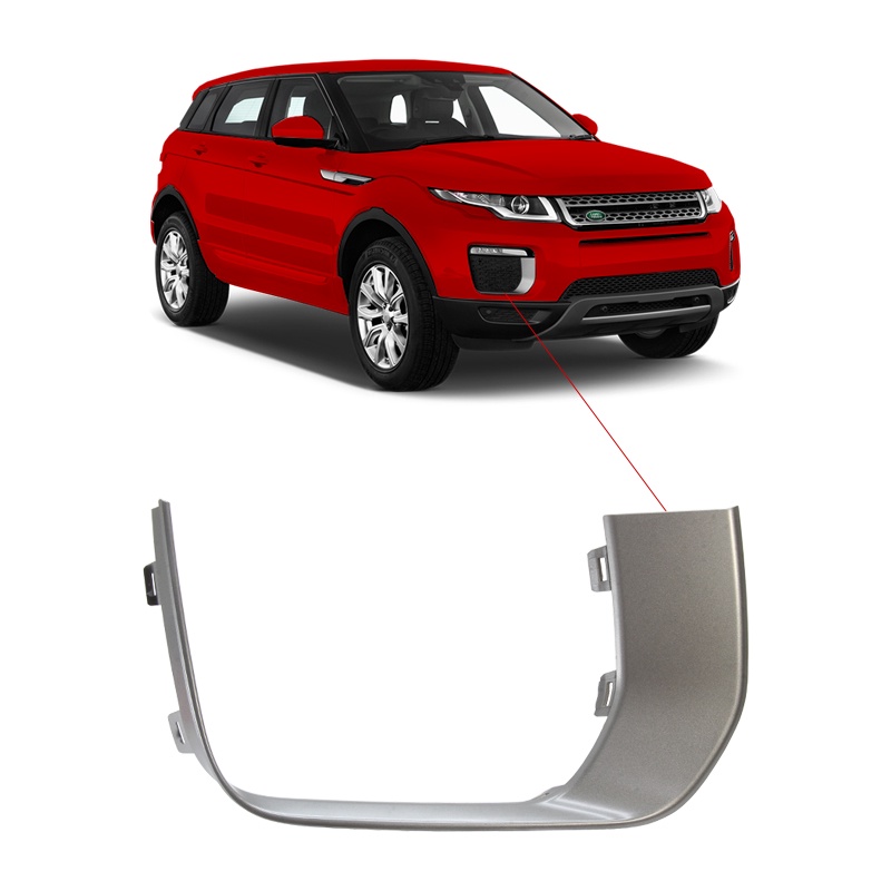 Moldura Grade Do Farol de Milha lado direito Range Rover Evoque 2016 2017 2018 2019