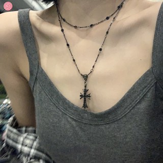 Colar Gótico Vintage Gothic Hollow Cross Pendant De Prata Cor Estilo Rua Frio Para Homens Jóias De Presente Mulheres CFH