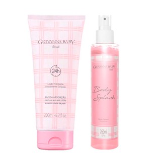 Kit 2un Giovanna baby - 1un Hidratante + 1un Body Splash - Classic