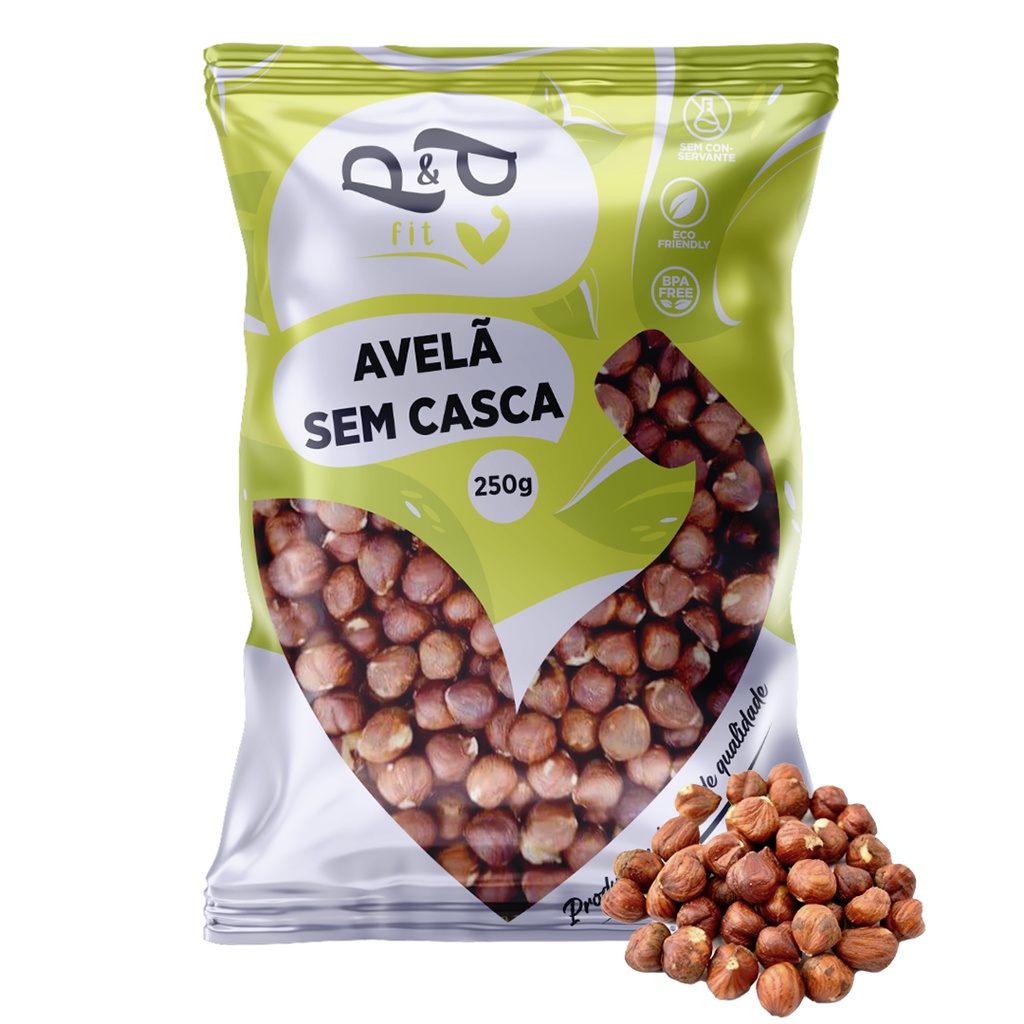 Avelã Crua Sem Casca 250g - P&P em Oferta na Shopee